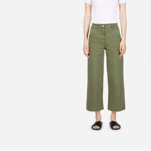 Everlane cropped wide leg pants